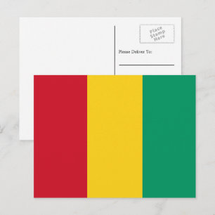 Guinese Vlag, Vlag van Guinee Briefkaart