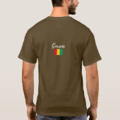 Guinese Vlag, Vlag van Guinee T-shirt (Achterkant)