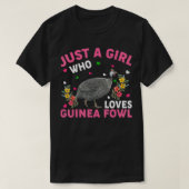 Guinese vogel is gewoon een meisje dat van Guine h T-shirt (Design voorkant)