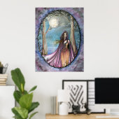 Guinevere Fantasy Fairy Tale Poster Print (Thuiskantoor)