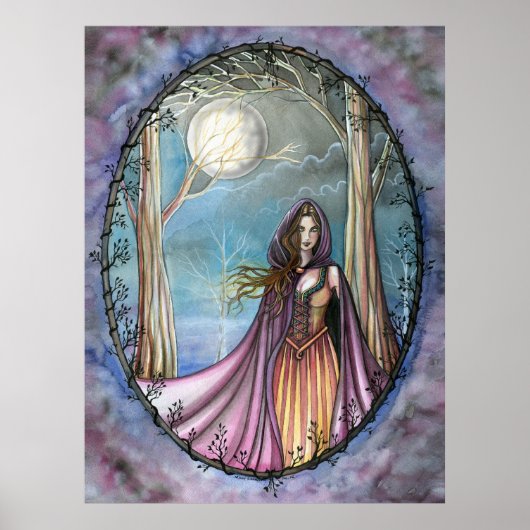 Guinevere Fantasy Sprookje Poster Print (Voorkant)