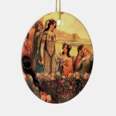 Guinevere in Camelot Keramisch Ornament (Rechts)