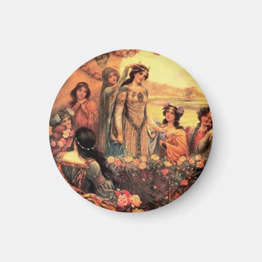 Guinevere in Camelot Magneet (Voorkant)