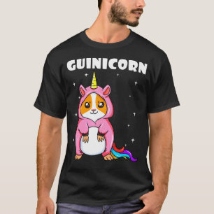 Guinicorn Cavia Witte Eenhoorn Mysterieus Paard T-shirt