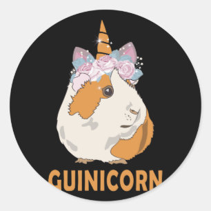 Guinicorn Costume Clothing Accessoires Ronde Sticker