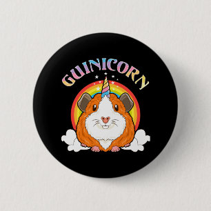 Guinicorn Guinea Pig Unicorn Costume Ronde Button 5,7 Cm
