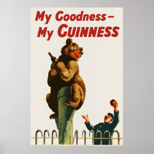 Guinness Beer Poster Print  John Gilroy Vintage