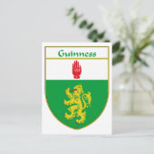 Guinness Coat of Arms/Family Crest Briefkaart (Staand voorkant)