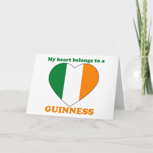 Guinness Feestdagen Kaart (Voorkant)