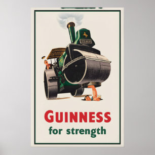 Guinness for Strength Poster Print John Gilroy
