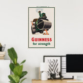 Guinness for Strength Poster Print John Gilroy (Thuiskantoor)