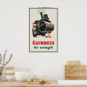 Guinness for Strength Poster Print John Gilroy (Keuken)