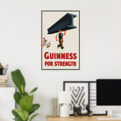 Guinness For Strength Poster Print  John Gilroy (Thuiskantoor)