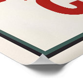 Guinness Kerst Poster Print  John Gilroy (Hoek)