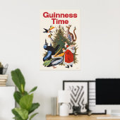 Guinness Kerst Poster Print  Oude John (Thuiskantoor)