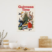 Guinness Kerst Poster Print  Oude John (Keuken)