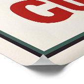 Guinness Kerststrump Affiche Afdruk  John Poster (Hoek)