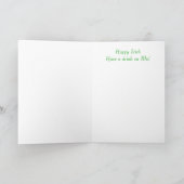 Guinness Pint afbeelding voor wenskaart Kaart (Binnen)