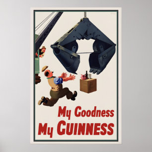 Guinness Poster Print John Gilroy Vintage Iers