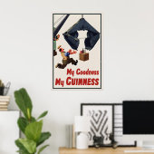 Guinness Poster Print John Gilroy Vintage Iers (Thuiskantoor)