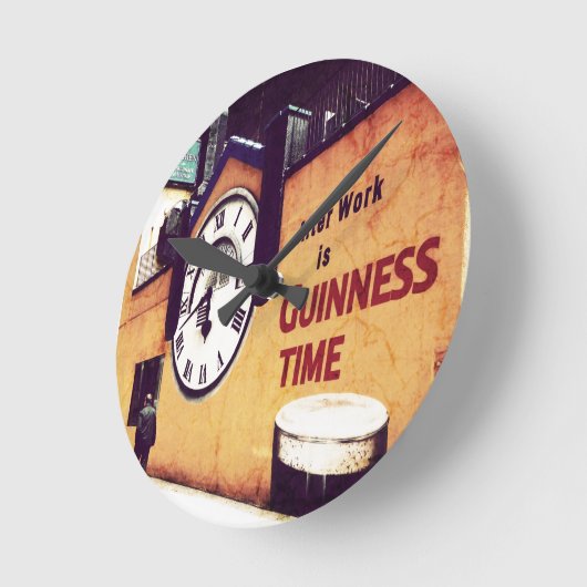 Guinness Time Pocket Watch Ronde Klok (Hoek)