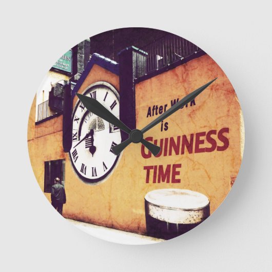 Guinness Time Pocket Watch Ronde Klok (Voorkant)