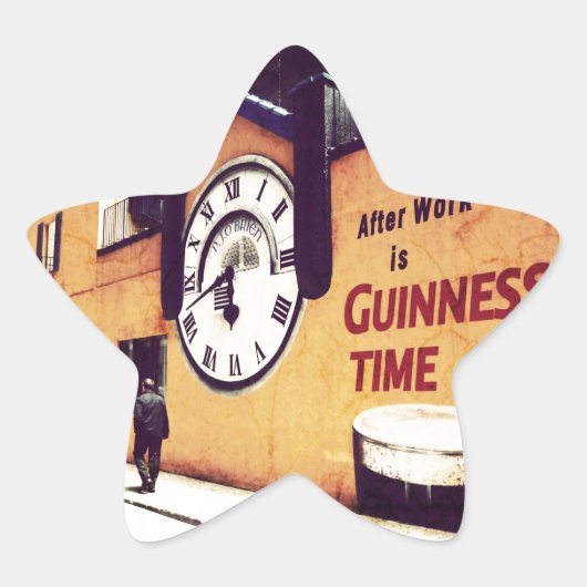 Guinness Time Ster Sticker (Voorkant)