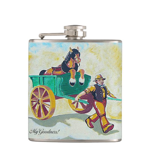 Guinness Vinyl Wrapped Flask Heupfles (Voorkant)