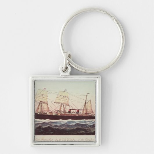 Guion Line Steamship Arizona Sleutelhanger (Voorkant)