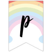 Guirnalda feliz cumpleaños dibujo de Arco Iris Vlaggetjes (Derde vlag)