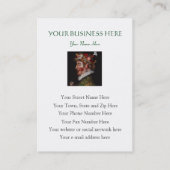 Guiseppe Arcimboldo - Florist, Art Historian Visitekaartje (Achterkant)