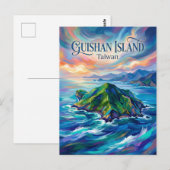 Guishan-eiland Taiwan Briefkaart (Voorkant / Achterkant)