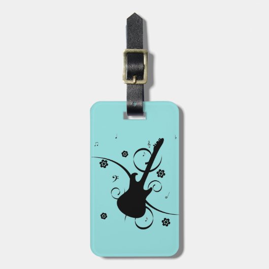 Guitaar Bagagelabel (Voorkant verticaal)