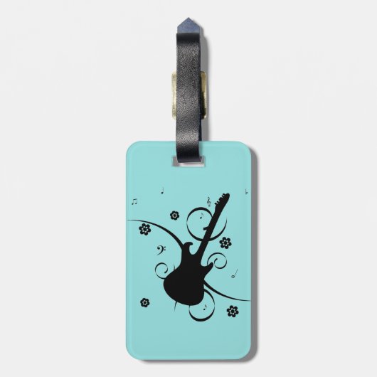 Guitaar Bagagelabel (Achterkant verticaal)