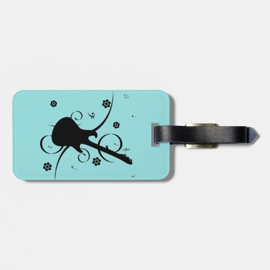 Guitaar Bagagelabel (Achterkant horizontaal)