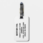 Guitaar Bagagelabel (Achterkant verticaal)