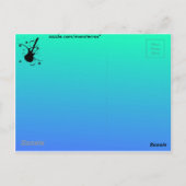 Guitaar Briefkaart (Achterkant)