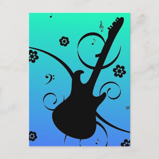 Guitaar Briefkaart (Voorkant)