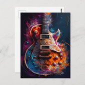 Guitaar Briefkaart (Voorkant / Achterkant)