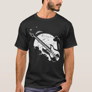 Guitaar in nood met Cloud Music Guitarist Music T-shirt