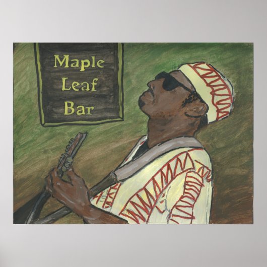 Guitaar Man Poster (Voorkant)