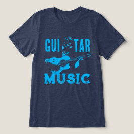Guitaar Man Tri-Blend Shirt
