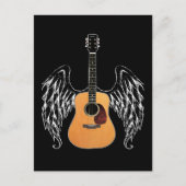 Guitaar met scharnierend briefkaart (Voorkant)