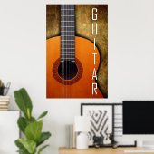 Guitaar Poster (Thuiskantoor)