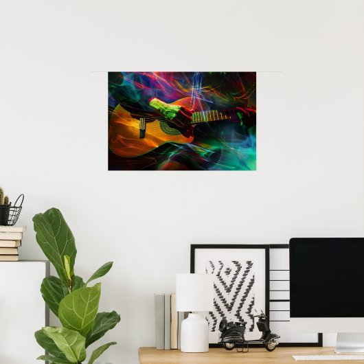 Guitaar Poster (Thuiskantoor)