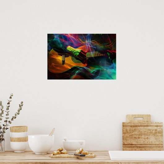 Guitaar Poster (Keuken)