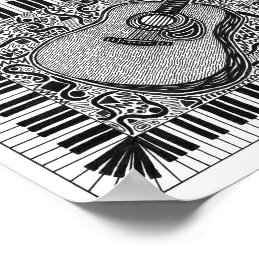 Guitaar Poster (Hoek)