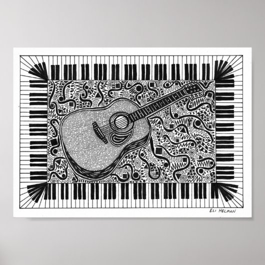 Guitaar Poster (Voorkant)