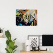 Guitaar Poster (Thuiskantoor)