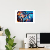 Guitaar Poster (Thuiskantoor)